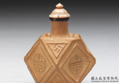 图片[2]-Molded gourd polyhedron snuff bottle with myriad longevity designs, 18th century, Qing dynasty-China Archive